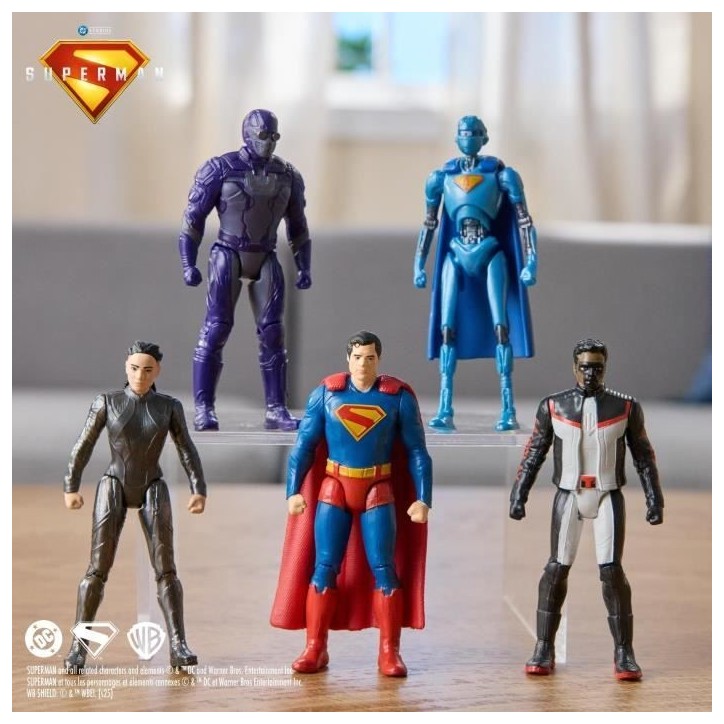 Multipack figurines 8 cm - des 4 ans - Superman le film Multipack figurines 8 cm - des 4 ans - Superman le film