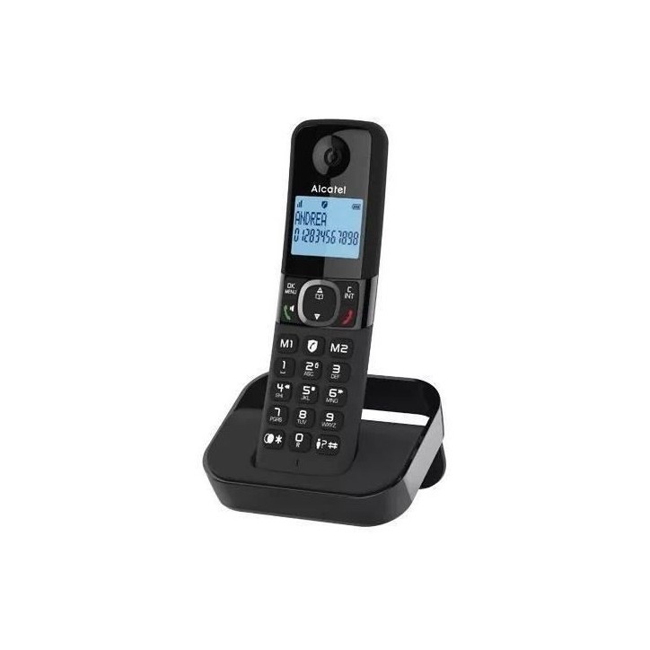 Téléphone fixe sans fil - ALCATEL - F860 duo noir - Blocage d'appels indésirables