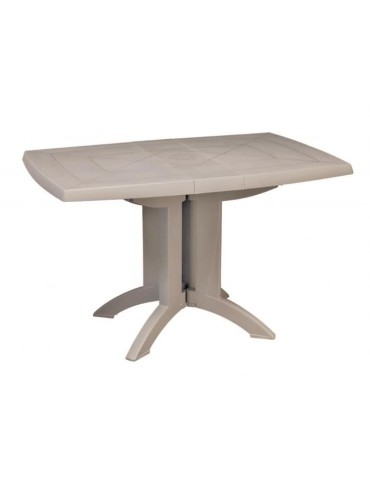 Table pliante - GROSFILLEX - Vega - Lin - 118x77 - Résine - 4P