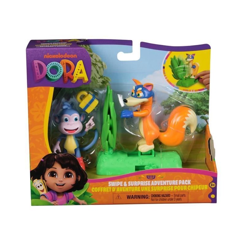 Dora - Pack Aventure - Babouche et Chipeur - des 3 ans - Dora l'explor Dora - Pack Aventure - Babouche et Chipeur - des 3 ans - Dora l'explor
