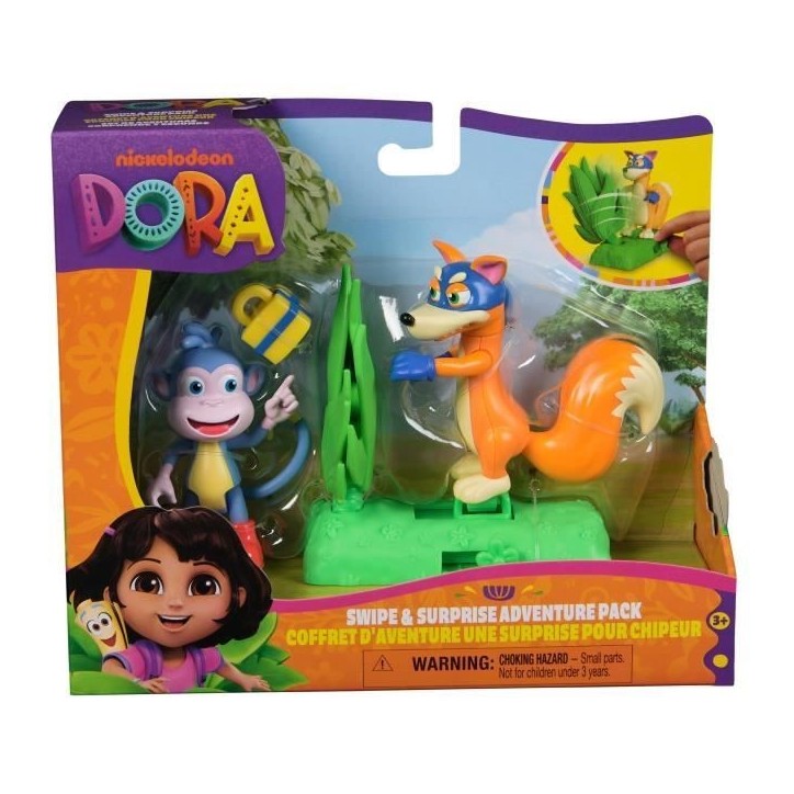 Dora - Pack Aventure - Babouche et Chipeur - des 3 ans - Dora l'exploratrice