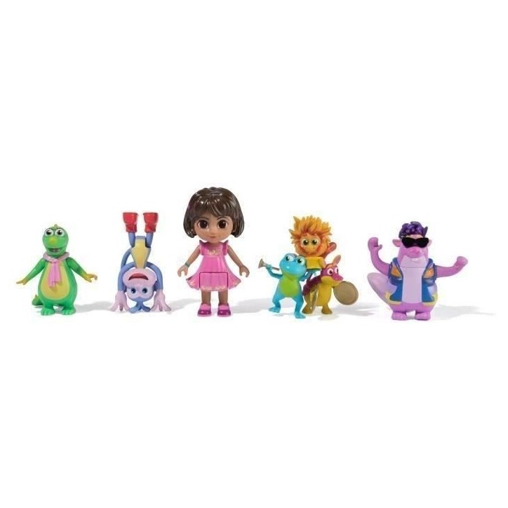 Dora - Coffret amis fantastiques - 5 Figurines - des 3 ans - Dora l'exploratrice Dora - Coffret amis fantastiques - 5 Figurines - des 3 ans - Dora l'exploratrice
