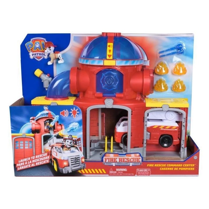 Caserne de pompiers - des 3 ans - Fire Rescue - La Pat'Patrouille Caserne de pompiers - des 3 ans - Fire Rescue - La Pat'Patrouille