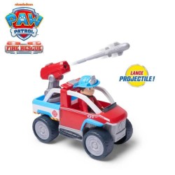 Paw Patrol -Figurine Ryder + véhicule - des 3 ans - Fire Rescue - La
