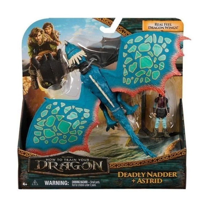 SPIN MASTER PACK DRAGON ET VIKING 25 CM TEMPETE Dragons Movie SPIN MASTER PACK DRAGON ET VIKING 25 CM TEMPETE Dragons Movie