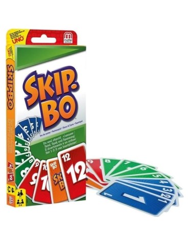 Jeu de Cartes SKIP-BO - MATTEL GAMES - Pour 2 a 8 joueurs - Des 7 ans
