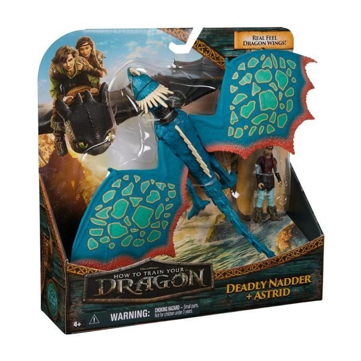 SPIN MASTER PACK DRAGON ET VIKING 25 CM TEMPETE Dragons Movie SPIN MASTER PACK DRAGON ET VIKING 25 CM TEMPETE Dragons Movie