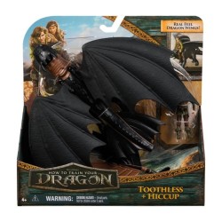SPIN MASTER PACK DRAGON ET VIKING 25 CM KROKMOU Dragons Movie