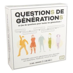 Questions de générations - 2000 questions et 100 défis amusants - J