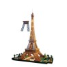 4D Build - Puzzle 3D - Tour Eiffel lumineuse - 252 pieces - 90cm - des