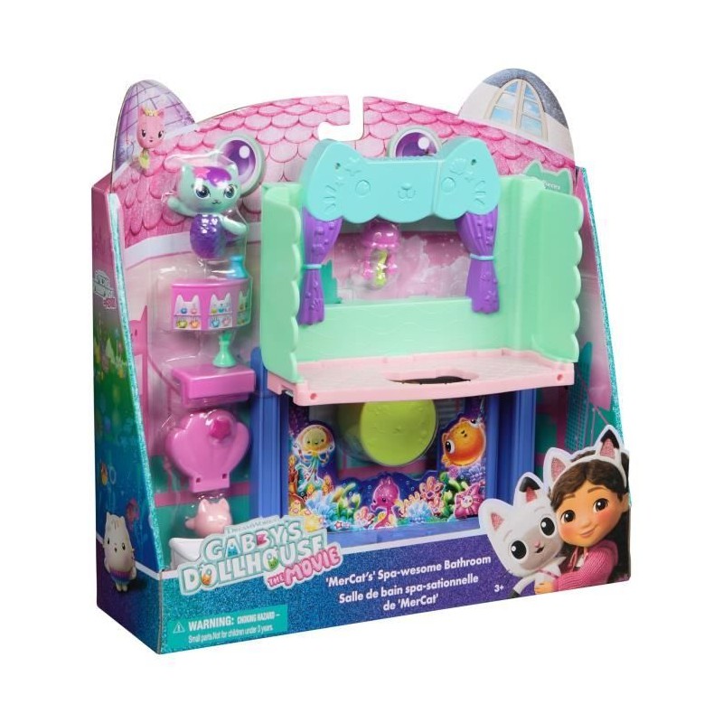 Playset salle de bain - Deluxe - des 3 ans - Gabby et la maison magiqu Playset salle de bain - Deluxe - des 3 ans - Gabby et la maison magiqu