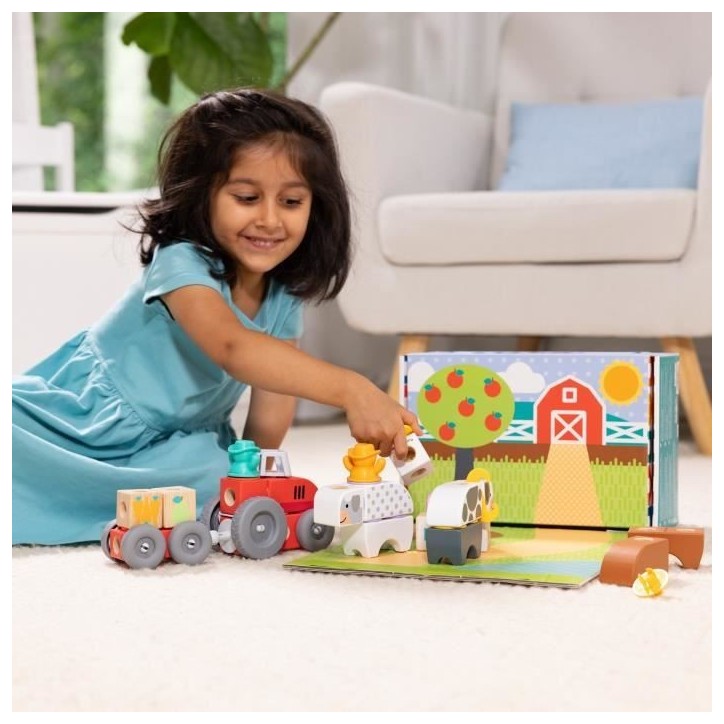 Blockables - La ferme - 56 pieces - des 2 ans - Melissa & Doug Blockables - La ferme - 56 pieces - des 2 ans - Melissa & Doug