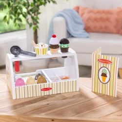 Jeu d'imitation - Distributeur de glaces - 28 pieces - des 3 ans - Mel