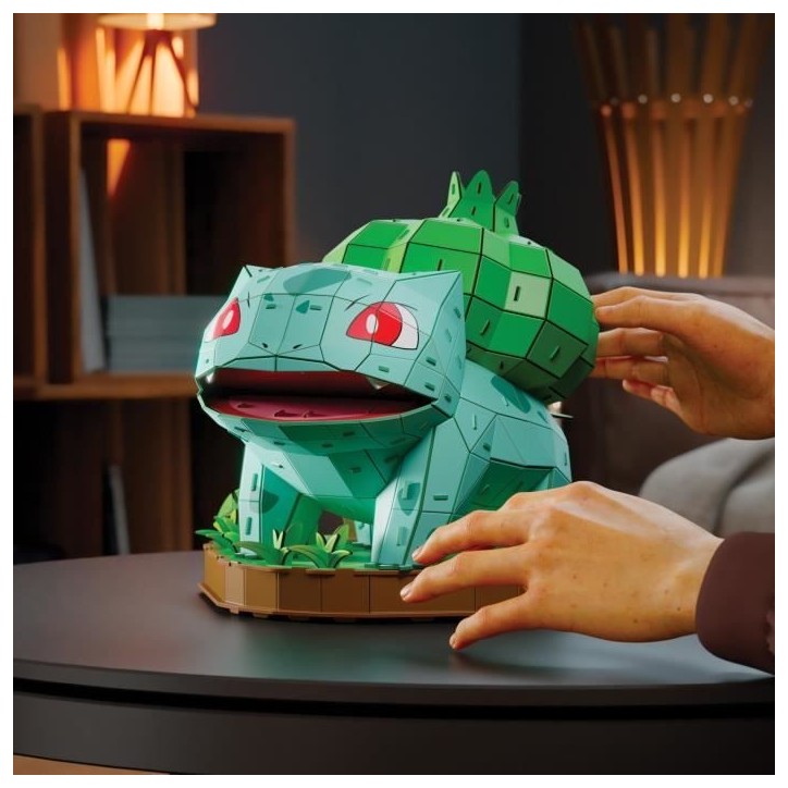 4D Build - Puzzle 3D - Bulbizarre Pokémon - 195 pieces - 24cm - des 12 ans 4D Build - Puzzle 3D - Bulbizarre Pokémon - 195 pieces - 24cm - des 12 ans