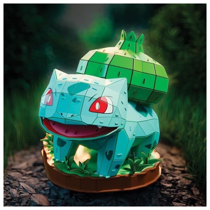 4D Build - Puzzle 3D - Bulbizarre Pokémon - 195 pieces - 24cm - des 12 ans 4D Build - Puzzle 3D - Bulbizarre Pokémon - 195 pieces - 24cm - des 12 ans