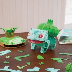 4D Build - Puzzle 3D - Bulbizarre Pokémon - 195 pieces - 24cm - des 1