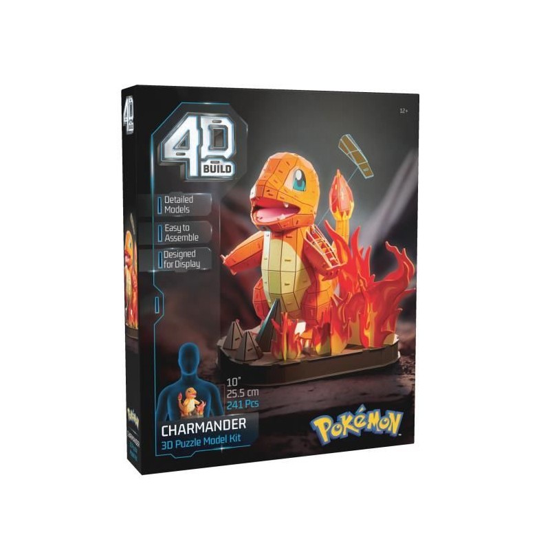 4D Build - Puzzle 3D - Salameche Pokémon - 241 pieces - 26cm - des 12 4D Build - Puzzle 3D - Salameche Pokémon - 241 pieces - 26cm - des 12
