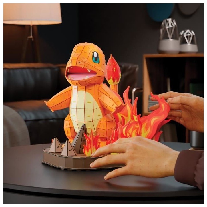 4D Build - Puzzle 3D - Salameche Pokémon - 241 pieces - 26cm - des 12 ans 4D Build - Puzzle 3D - Salameche Pokémon - 241 pieces - 26cm - des 12 ans