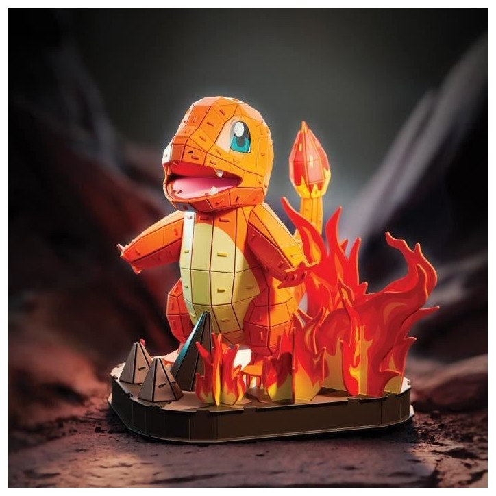 4D Build - Puzzle 3D - Salameche Pokémon - 241 pieces - 26cm - des 12 ans 4D Build - Puzzle 3D - Salameche Pokémon - 241 pieces - 26cm - des 12 ans