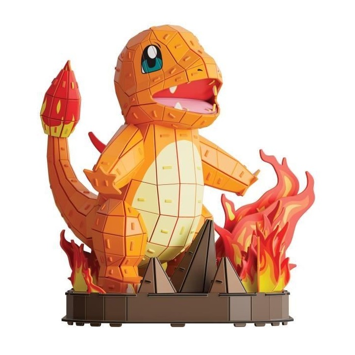 4D Build - Puzzle 3D - Salameche Pokémon - 241 pieces - 26cm - des 12 ans 4D Build - Puzzle 3D - Salameche Pokémon - 241 pieces - 26cm - des 12 ans