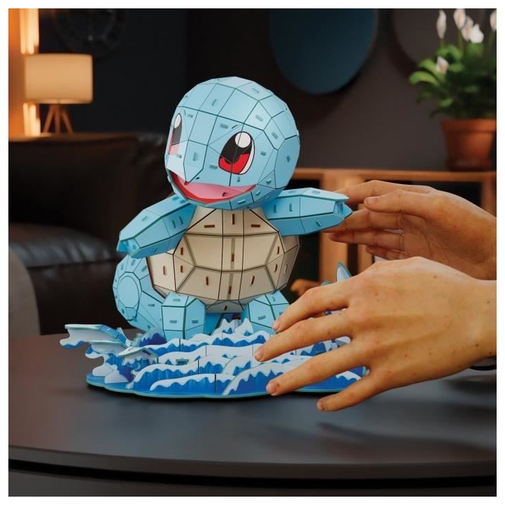 4D Build - Puzzle 3D - Carapuce Pokémon - 180 pieces - 24cm - des 12 ans 4D Build - Puzzle 3D - Carapuce Pokémon - 180 pieces - 24cm - des 12 ans