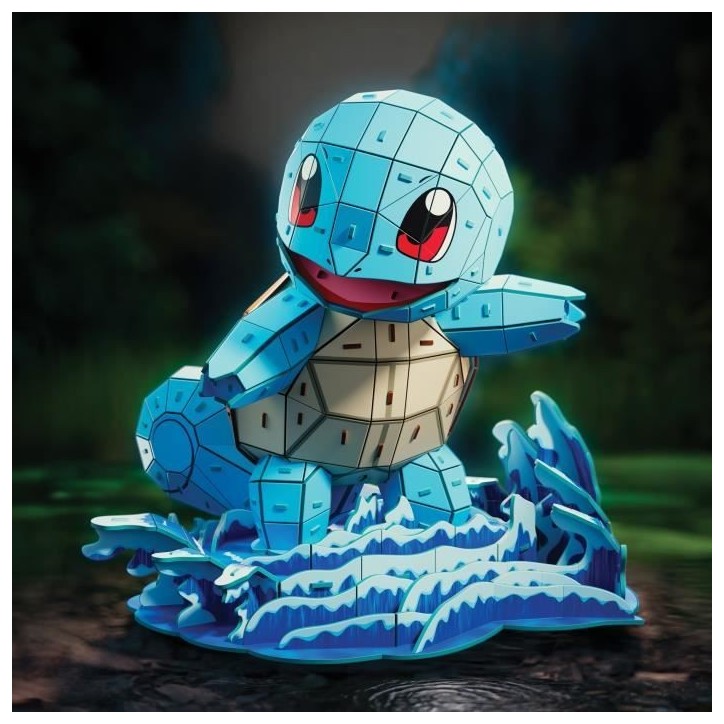 4D Build - Puzzle 3D - Carapuce Pokémon - 180 pieces - 24cm - des 12 ans 4D Build - Puzzle 3D - Carapuce Pokémon - 180 pieces - 24cm - des 12 ans