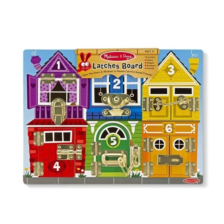 Jeu d'imitation - Planche activités Montessori - Certifié FSC - des 3 ans - Melissa & Doug Jeu d'imitation - Planche activités Montessori - Certifié FSC - des 3 ans - Melissa & Doug