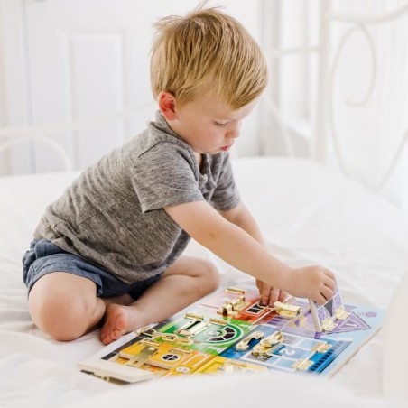 Jeu d'imitation - Planche activités Montessori - Certifié FSC - des 3 ans - Melissa & Doug