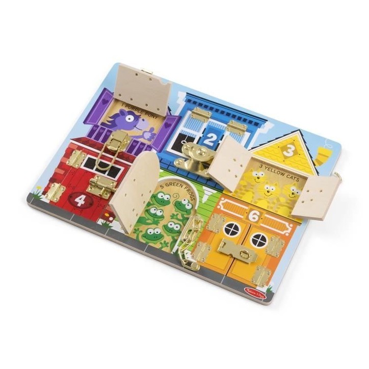 Jeu d'imitation - Planche activités Montessori - Certifié FSC - des 3 ans - Melissa & Doug Jeu d'imitation - Planche activités Montessori - Certifié FSC - des 3 ans - Melissa & Doug