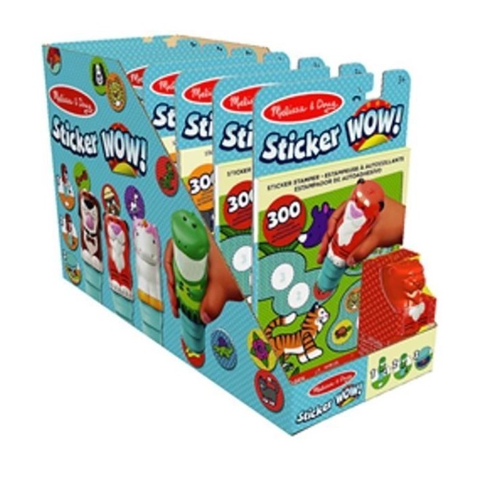 Pack tampon d'autocollants + bloc d'activités - des 3 ans - Melissa & Doug
