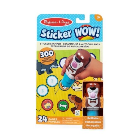Pack tampon d'autocollants + bloc d'activités - des 3 ans - Melissa & Doug