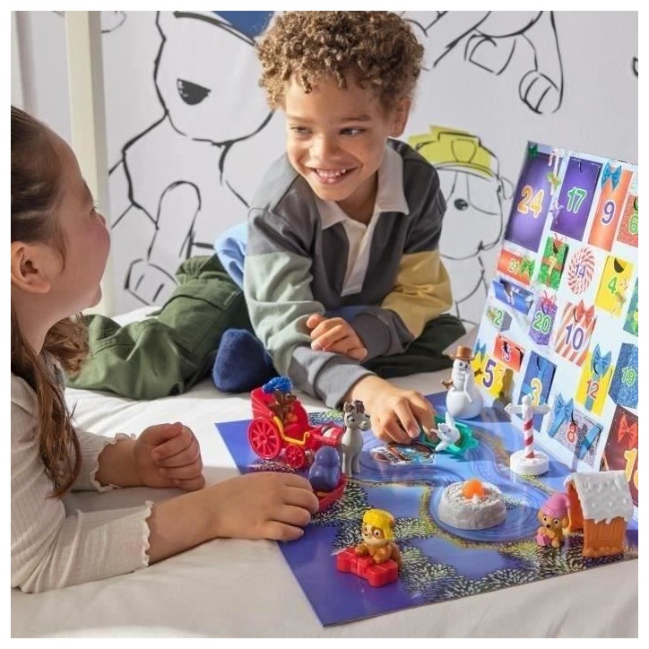 Calendrier de l'Avent La Pat' Patrouille, 24 surprises, Spinmaster