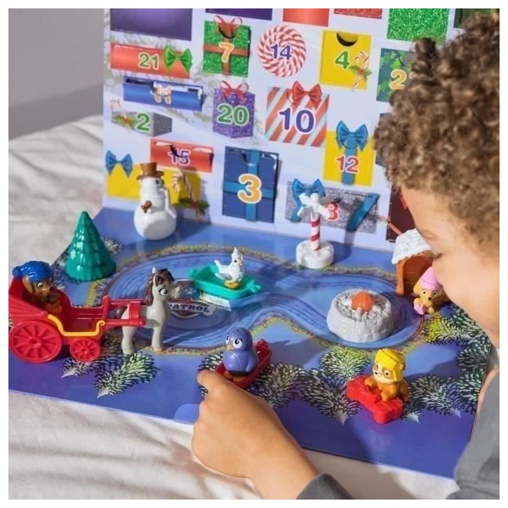 Calendrier de l'Avent La Pat' Patrouille, 24 surprises, Spinmaster