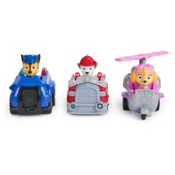SPIN MASTER PACK DE 3 VEHICULES RETRO FRICTION La Pat' Patrouille