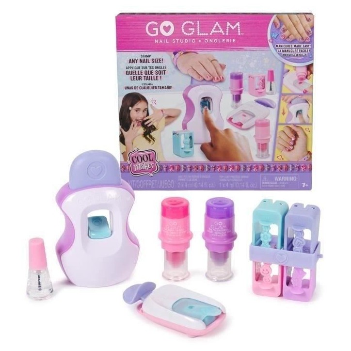 SPIN MASTER COOL MAKER - Coffret Go Glam Nail Studio SPIN MASTER COOL MAKER - Coffret Go Glam Nail Studio
