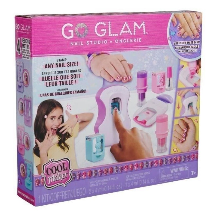 SPIN MASTER COOL MAKER - Coffret Go Glam Nail Studio SPIN MASTER COOL MAKER - Coffret Go Glam Nail Studio