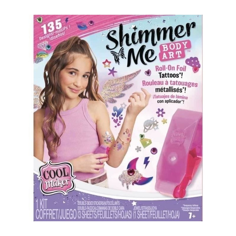 SPIN MASTER COOL MAKER - Shimmer Me Body Art SPIN MASTER COOL MAKER - Shimmer Me Body Art