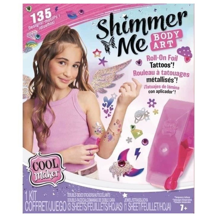 SPIN MASTER COOL MAKER - Shimmer Me Body Art SPIN MASTER COOL MAKER - Shimmer Me Body Art