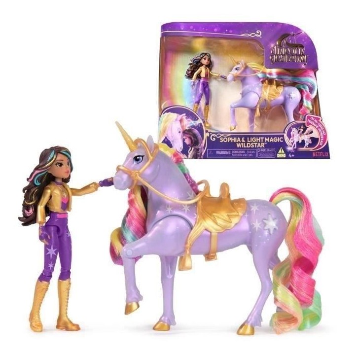 SPIN MASTER SOPHIA ET WILDSTAR MAGIC LIGHT Unicorn Academy SPIN MASTER SOPHIA ET WILDSTAR MAGIC LIGHT Unicorn Academy