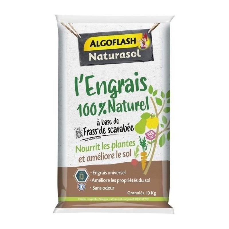 ALGOFLASH NATURASOL Engrais 100% Naturel Complet a base de Fass de Sca ALGOFLASH NATURASOL Engrais 100% Naturel Complet a base de Fass de Sca