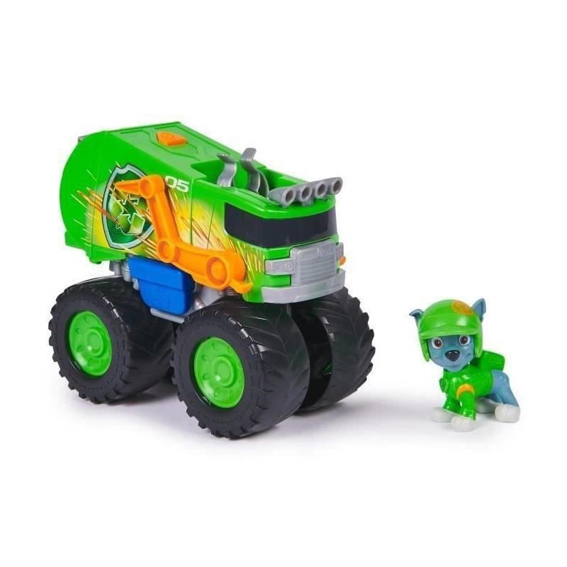 SPIN MASTER VÉHICULE + FIGURINE RESCUE WHEELS ROCKY La Pat' Patrouill