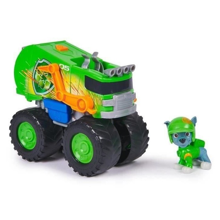 SPIN MASTER VÉHICULE + FIGURINE RESCUE WHEELS ROCKY La Pat' Patrouille