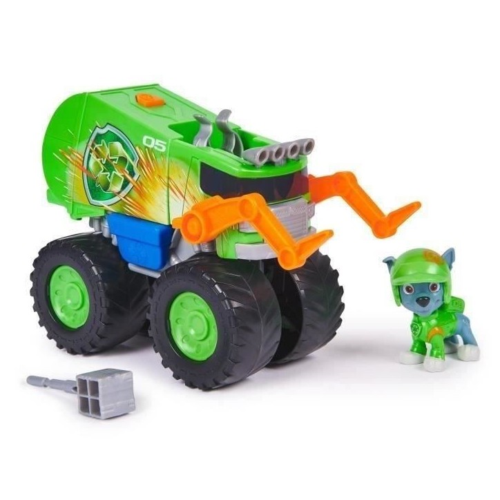 SPIN MASTER VÉHICULE + FIGURINE RESCUE WHEELS ROCKY La Pat' Patrouille