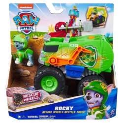 SPIN MASTER VÉHICULE + FIGURINE RESCUE WHEELS ROCKY La Pat' Patrouill