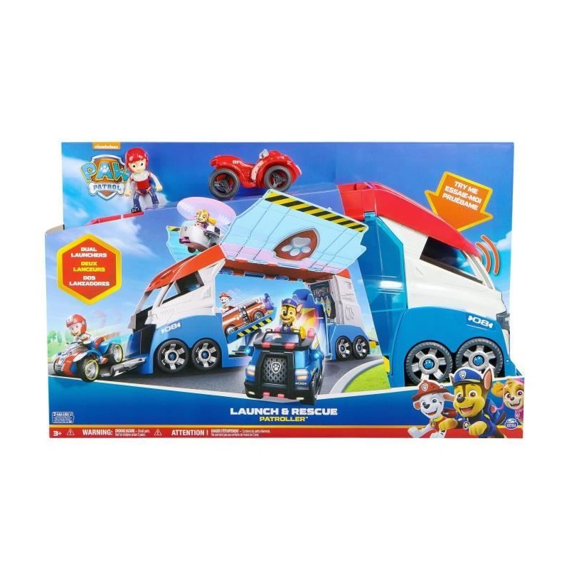 SPIN MASTER CAMION PAT' PATROUILLEUR 3.0 La Pat' Patrouille SPIN MASTER CAMION PAT' PATROUILLEUR 3.0 La Pat' Patrouille