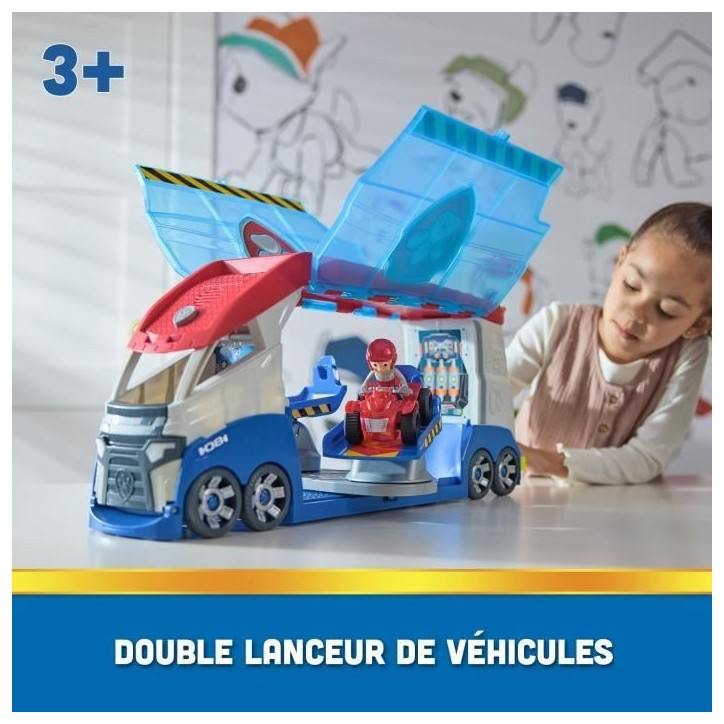 SPIN MASTER CAMION PAT' PATROUILLEUR 3.0 La Pat' Patrouille SPIN MASTER CAMION PAT' PATROUILLEUR 3.0 La Pat' Patrouille