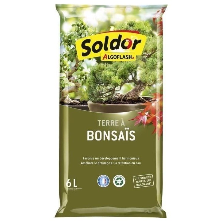 ALGOFLASH - Terre a Bonsais 6 L