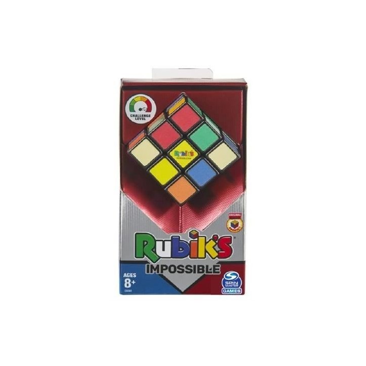 Rubik's Cube 3x3 Impossible - Rubik's - 6063974 - Facettes lenticulaires - Multicolore Rubik's Cube 3x3 Impossible - Rubik's - 6063974 - Facettes lenticulaires - Multicolore