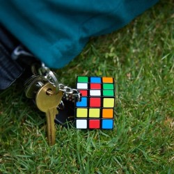 Jeu casse-tete Rubik's Cube 3x3 porte-clés - RUBIK'S - Multicolore -