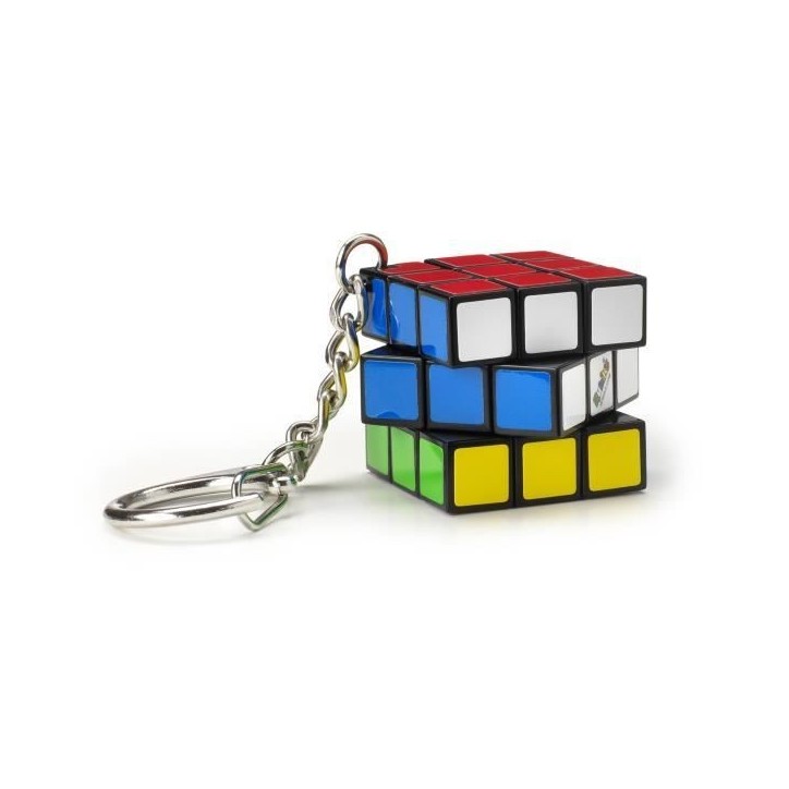 Jeu casse-tete Rubik's Cube 3x3 porte-clés - RUBIK'S - Multicolore - Adulte - Garantie 2 ans